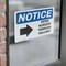 Signmission Enter Nursery Through Side Hallway Sign With Symbol, 14 in W x Rectangle, Vinyl Decal OS-2PACK-NS-D-1014-L-12076 - alternate 2